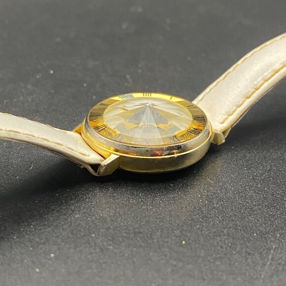 L.A. Express Womens Watch White Genuine Leather Band & Mother Of Pearl Dial - Picture 2 of 7